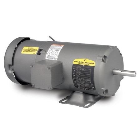 Baldor-Reliance .75Hp, 1140Rpm, 3Ph, 60Hz, 56, Brake, 3428M BM3543